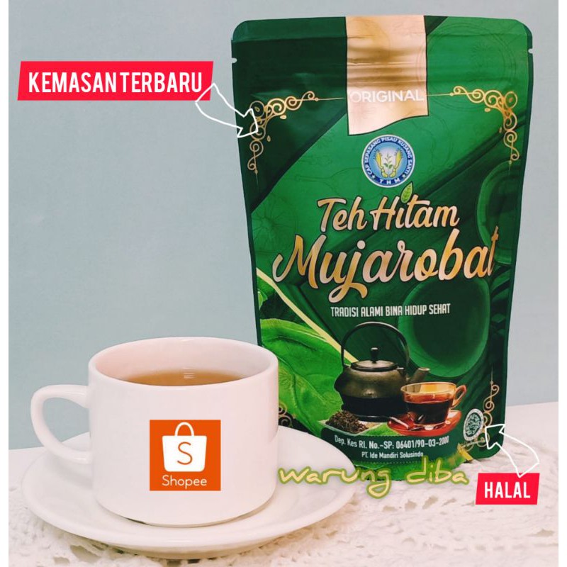 

Teh Hitam Mujarobat (45gr & 100gr) HALAL Bisa COD (Beli 5 GRATIS Tester)