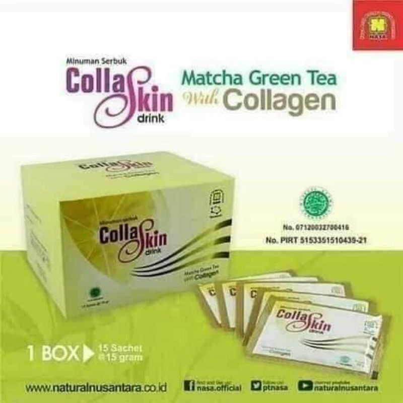 

CODRINK COLLASKIN DRINK NASA MINUMAN BERKOLAGEN MENGANDUNG MATCHA GREEN TEA