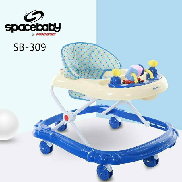 Baby walker kereta belajar berjalan jalan bayi Space Baby SB-309 Promo Makassar