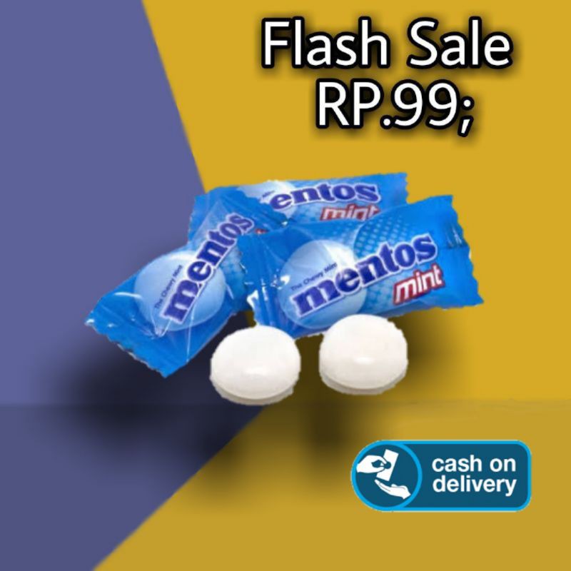 

Permen Mentos Mint Buah Ecer Sachet Sak