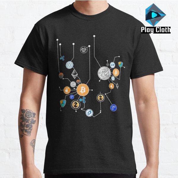 Baju Kaos Cryptocurrency Network T-Shirt. Crypto shirt Gift 325