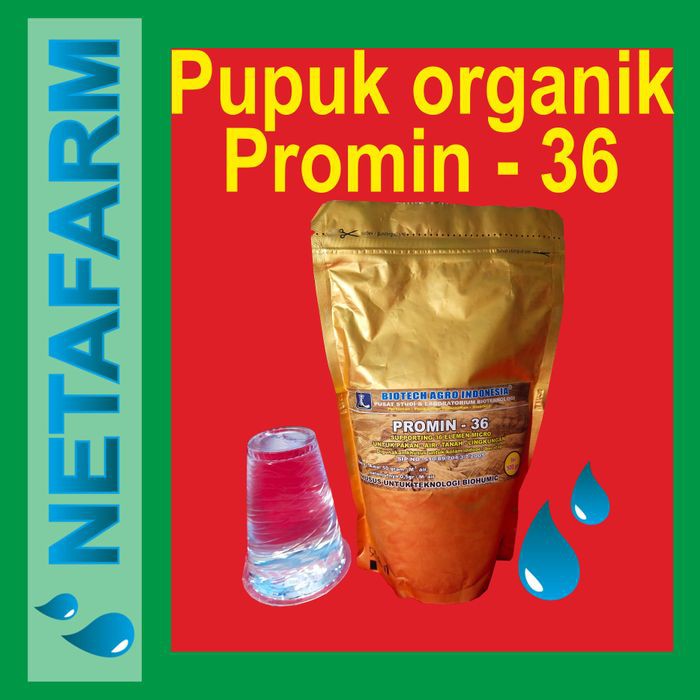 Pupuk Organik - Biotech Agro Indonesia - Promin 36 serbuk 500 gr