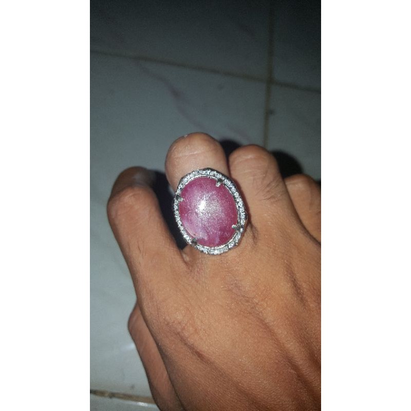 natural red ruby pigeon blood mozambik jumbo big size mantap koleksi pribadi