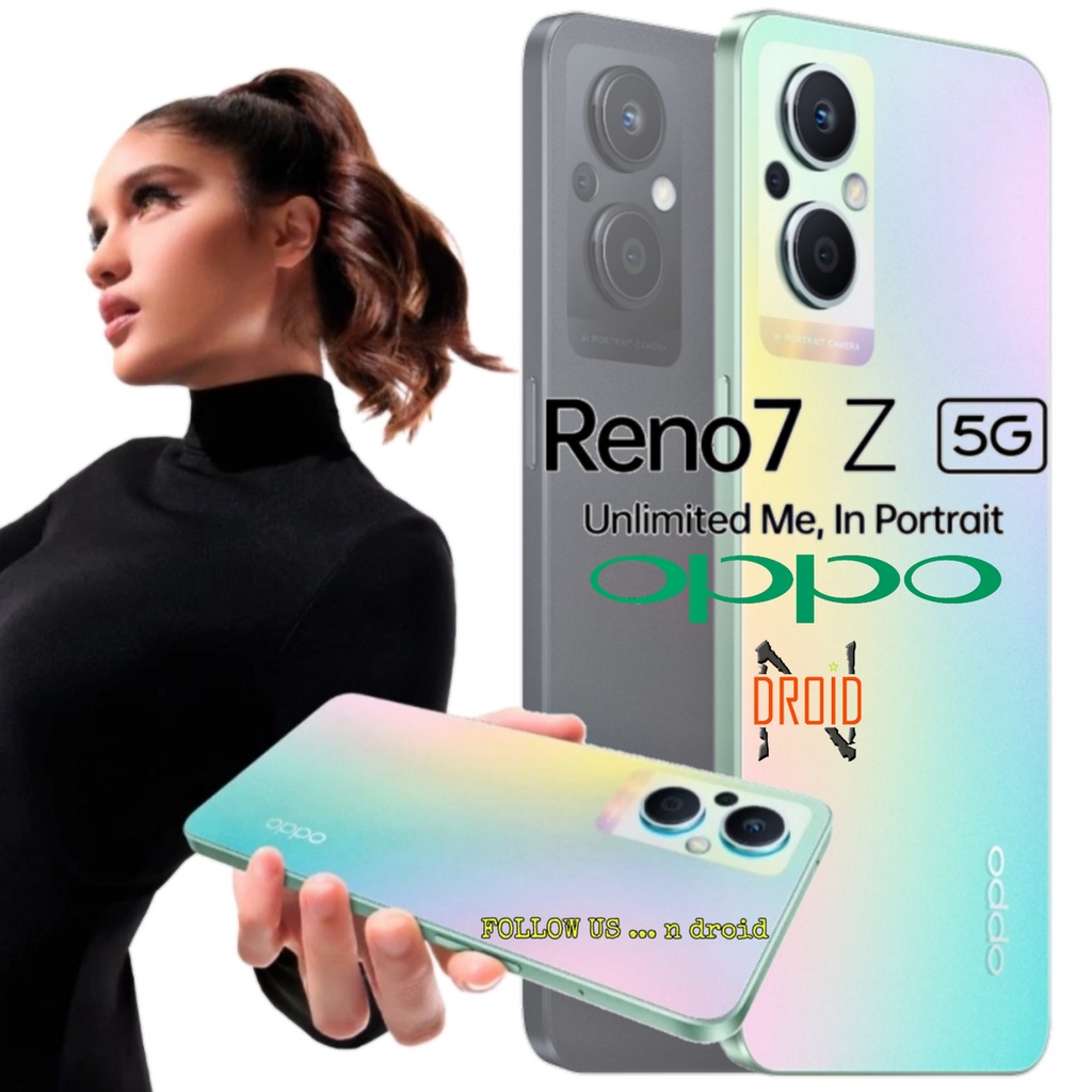 OPPO RENO 7 Z 5G 8/128 - GARANSI RESMI - HP OPPO RENO 7Z 5G - HP ANDROID RAM 8GB - HP OPPO RENO7 Z 5G