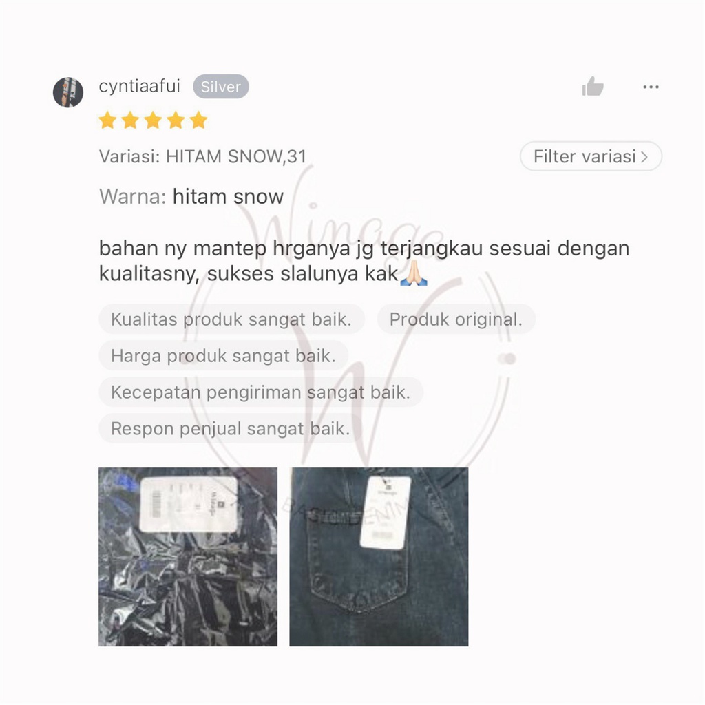 WINAGA - HighWaist Kulot Jumbo Rawis Unfinished Pinggang Karet