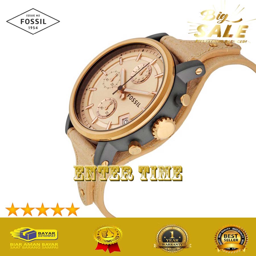 BIG SALE  JAM TANGAN WANITA IMPORT TERBARU F0551L ES3786  ES 3786 QUARTZ LEATHER STRAP JAM TANGAN HA