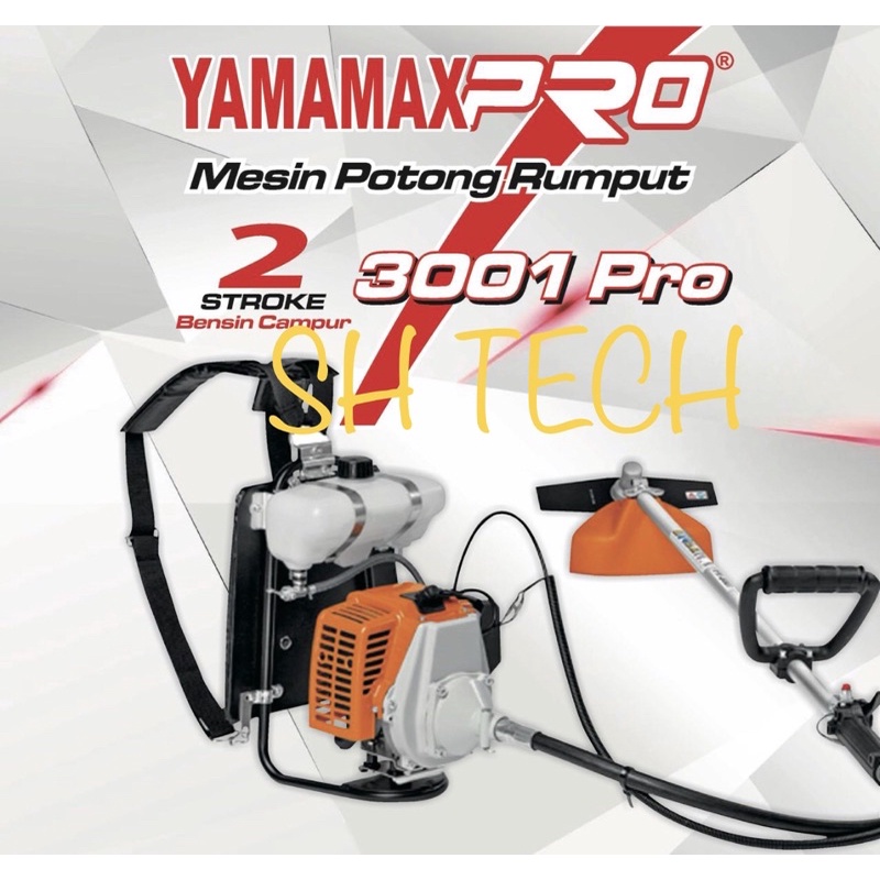 MESIN POTONG RUMPUT GENDONG YAMAMAX PRO 3001 2 TAK