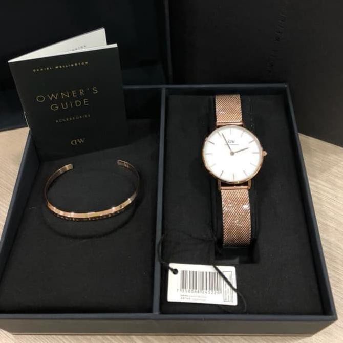 Jam Tangan Wanita Daniel Wellington + Gelang D86 Berkualitas Harga Grosir