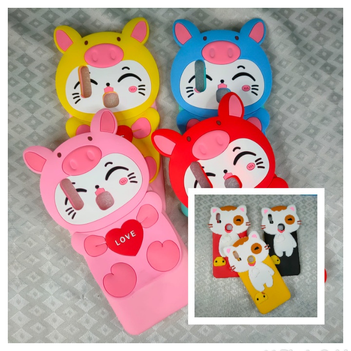 SOFT CASE KARAKTER MIMI CAT LOVE 3D OPPO F11 PRO