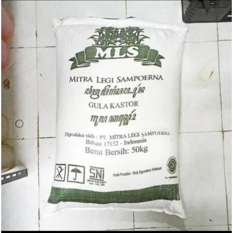

MLS Gula Caster / Gula Kastor / Gula Castor 50kg (1sak)