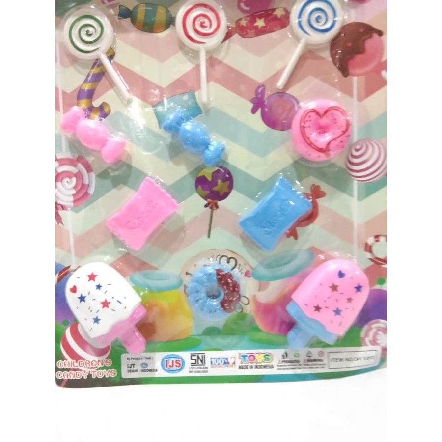 Mainan anak permen manis - Sweet candy isi 11pcs - SH1252