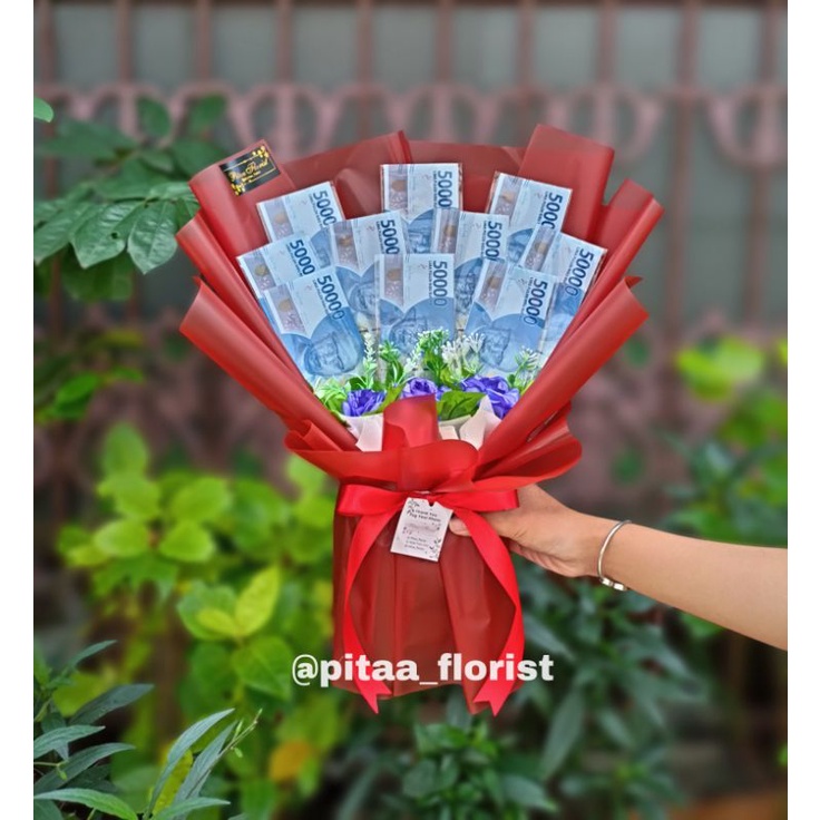 Money Bouqet / Buket Uang / Buket Uang Asli / Buket Uang 50rb / Hadiah Wisuda / Hadiah Ulang Tahun