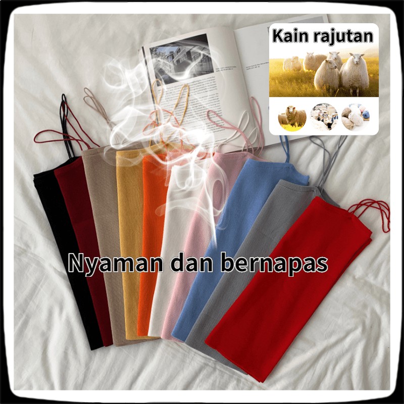 Pengumban ank top sweater 9 warna untuk seleksi pakaian wanita tanktop  atasan wanita pakaian