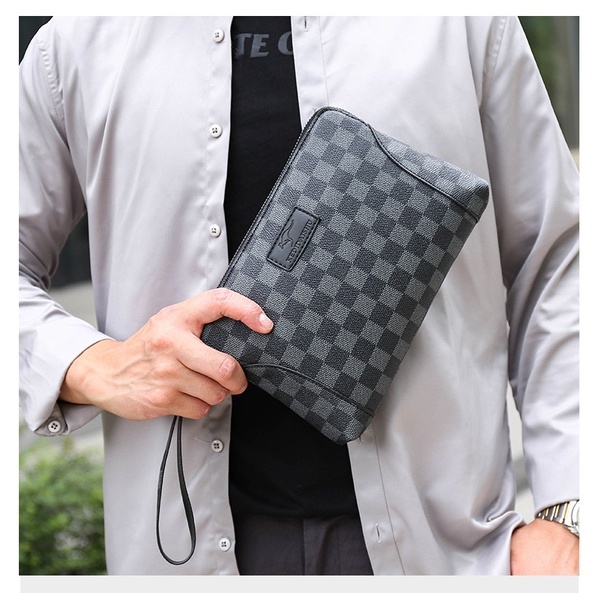 Clutch Pria Murah / Clutch AndBun By &quot;The X Woof&quot; - Xclutch Kantoran Import JM 889 Tas Tangan Handbag lv damier