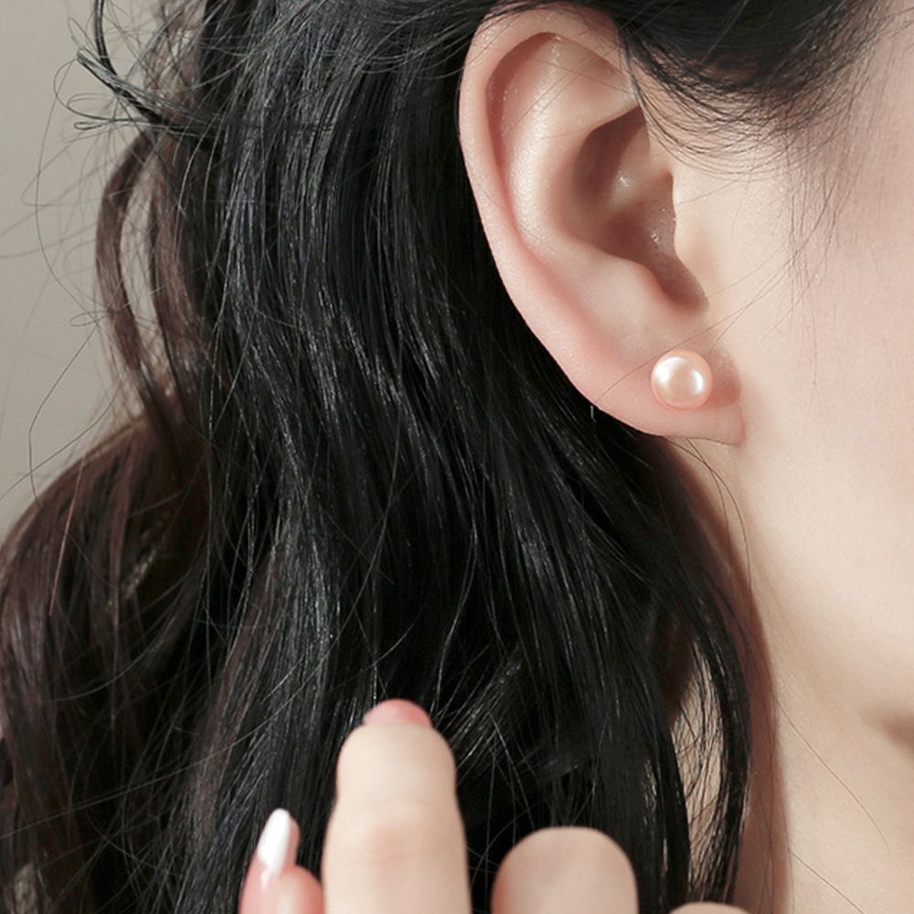 Mxbeauty Anting-Anting Dengan Mutiara Imitasi Model Korea / Retro Untuk Wanita