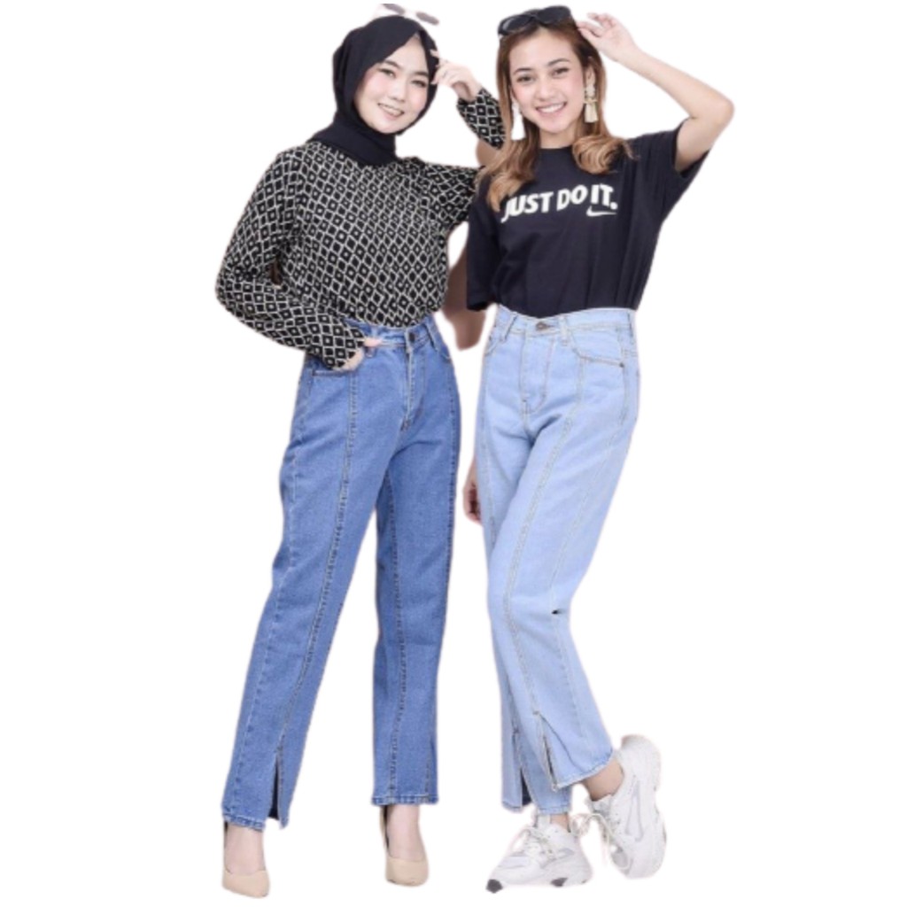 CELANA JEANS BOYFRIEND JEANS WANITA CEWEK CEWE KEKINIAN BOYFRIEND RAWIS BELAH BOY FRIEND SOBEK MURAH