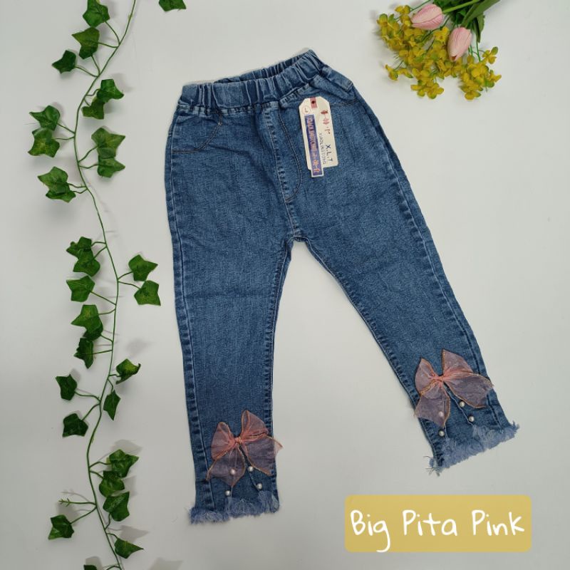 Celana Jeans Anak Perempuan Import Premium 5-10 Tahun