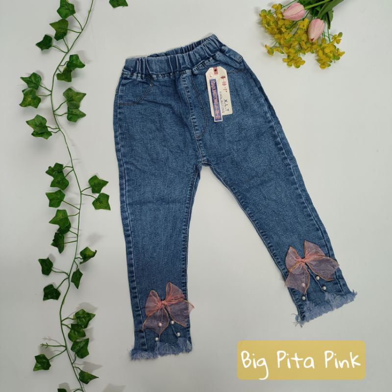 Celana Jeans Anak Perempuan Import Premium 5-10 Tahun