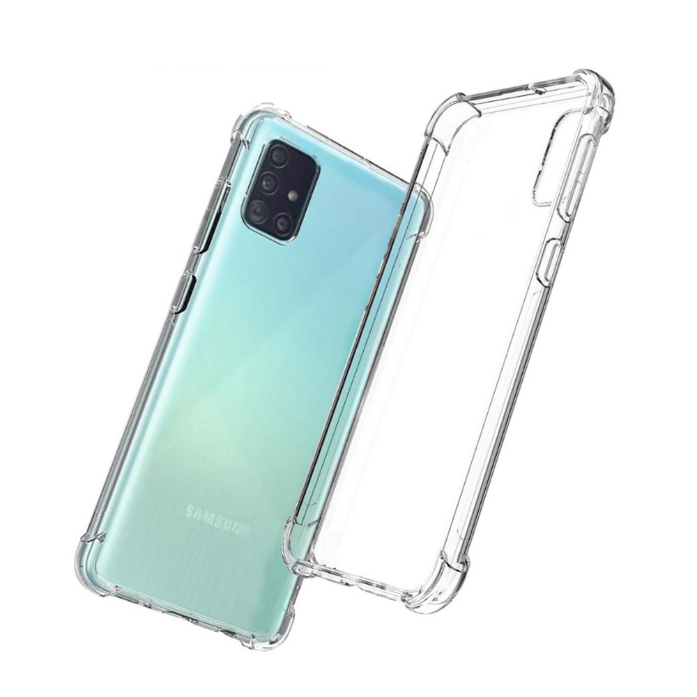 Case Anti Shock Anti Crack Softcase Casing Samsung A71 - Clear