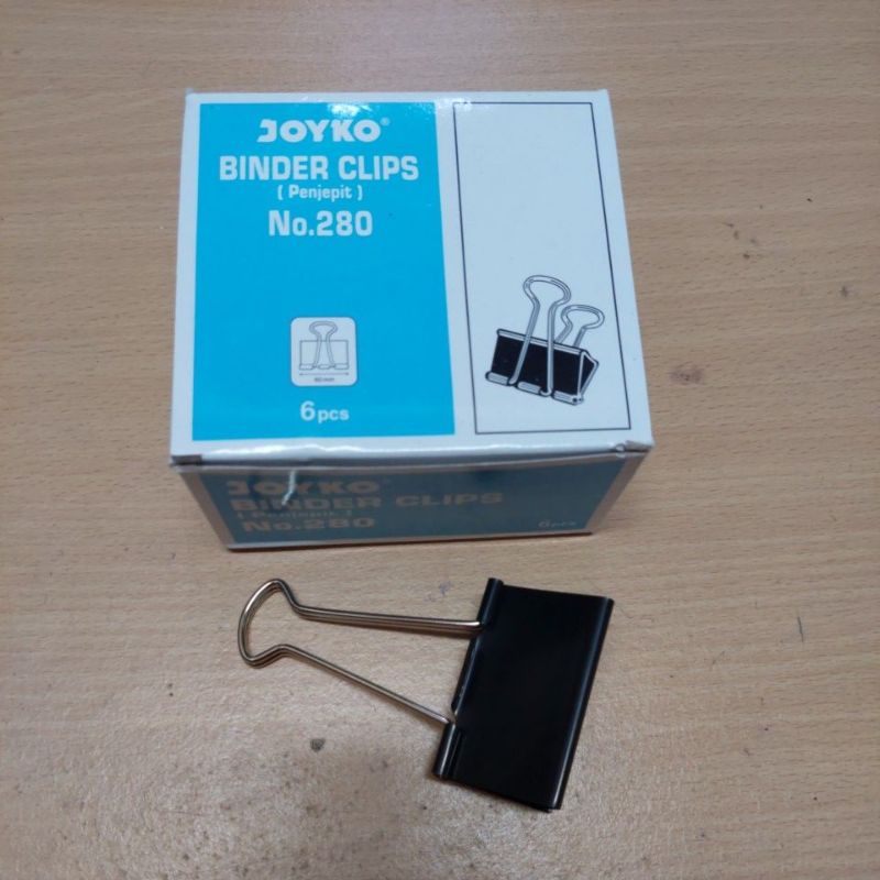 

Binder Clip 280 Joyko Jumbo (6 cm) / Binder Clip 280 Jumbo