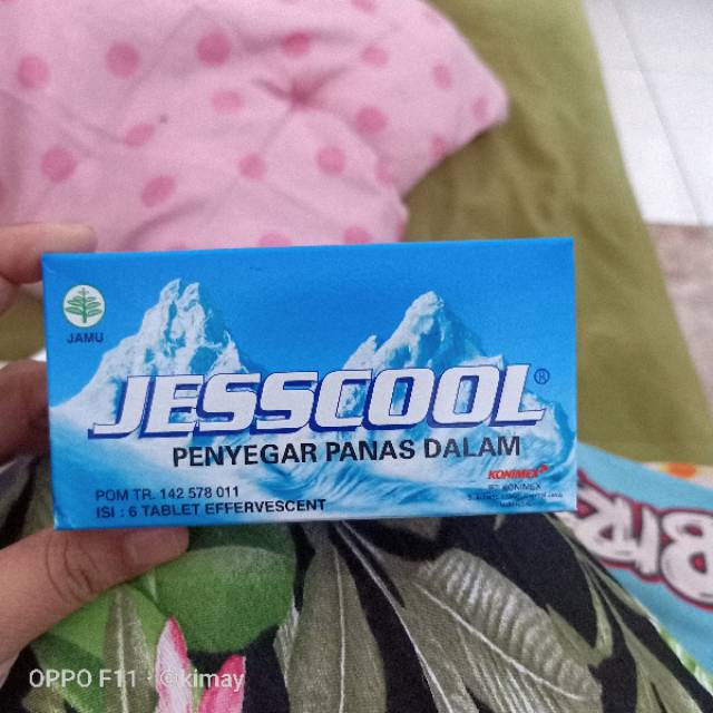 Jesscool Penyegar Panas Dalam 6s Effervescent 100gr