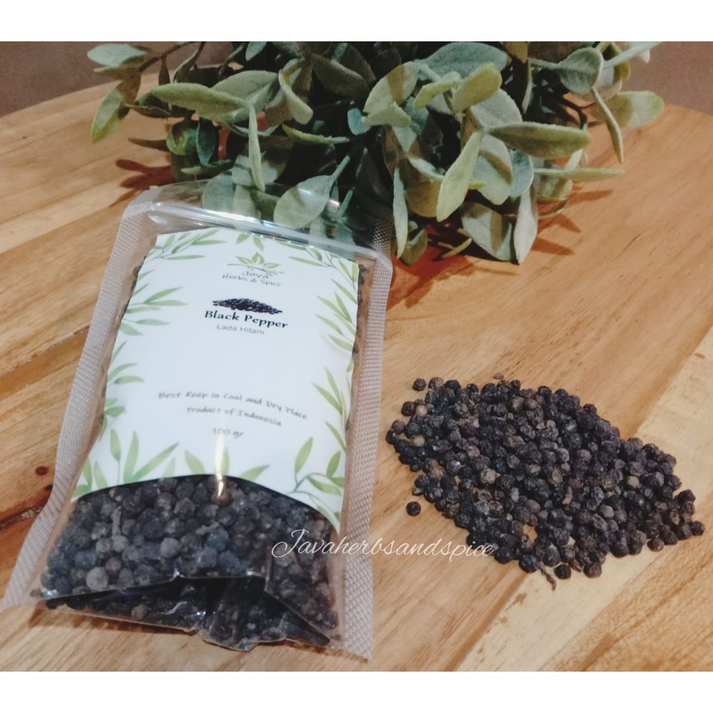 

Lada Hitam 100gr / Black Pepper / Rempah / Bumbu Dapur / Java Herbs & Spice