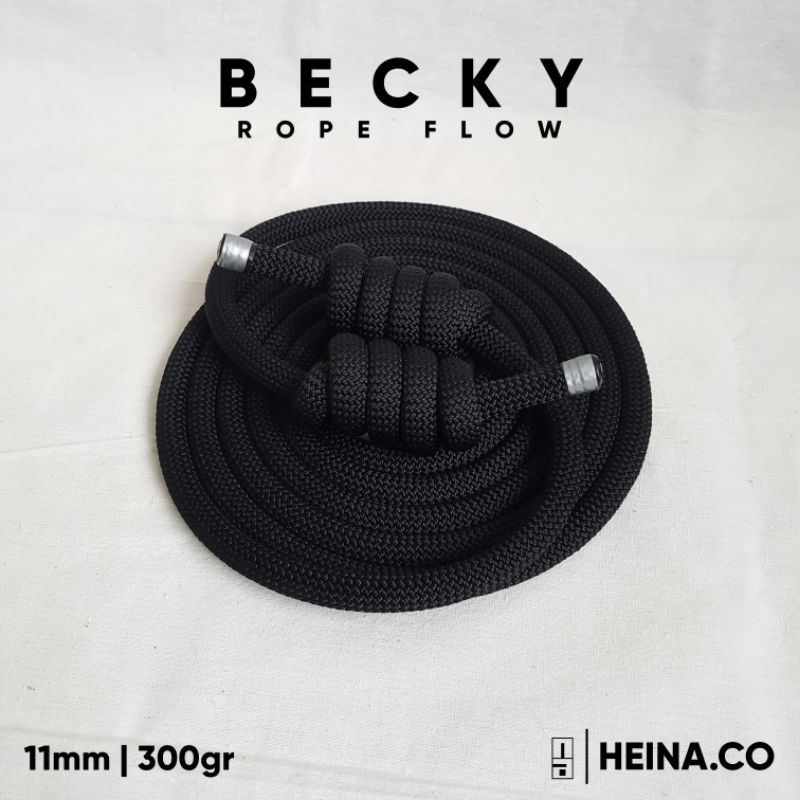 Rope Flow tali fitnes gym jump rope weight berat alat olahraga