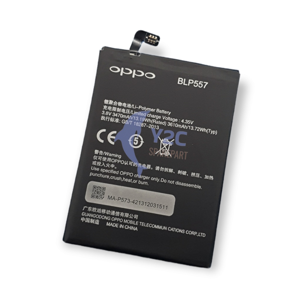 BATERAI OPPO N1 / BLP557 ORIGINAL OEM / BATRE BATERE BATRAI BATREI