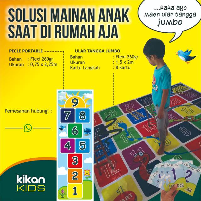 Playmate anak  play mate ular tangga pecle permainan 