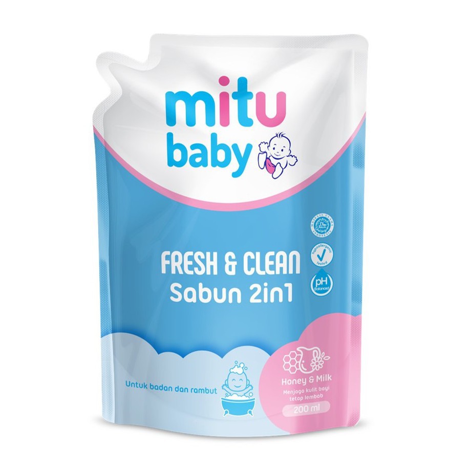 sabun Mandi 2in1  mitu / sabun mitu 2in1 200ml