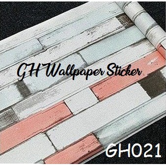 Wallpaper Dinding Wallpaper Stiker Wallpaper dinding Anak Gh Premium Quality 45CM x 8Mtr Shabby Chic (Batik Elegan)