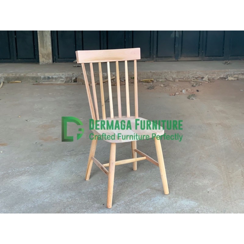 KURSI GARPU KAYU MAHONI KURSI MAKAN KURSI MINIMALIS KURSI DEKORASI PELAMINAN