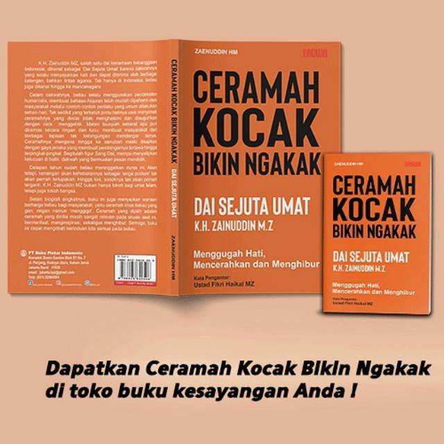 Buku Ceramah Kocak Bikin Ngakak Zainuddin M Z Shopee Indonesia