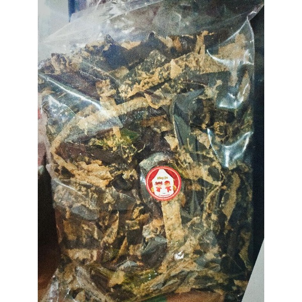 

Vegetarian Skin Seaweed Mentah 1kg / Kerupuk Seaweed Vegan Mentah