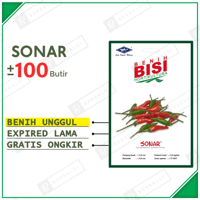 Sonar F1 Bibit Cabe Rawit Merah Unggul Benih Cabai Rawit Hibrida