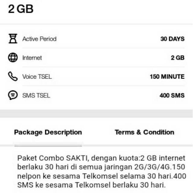Paket Kuota Internet Telkomsel 30 hari 24 jam promo
