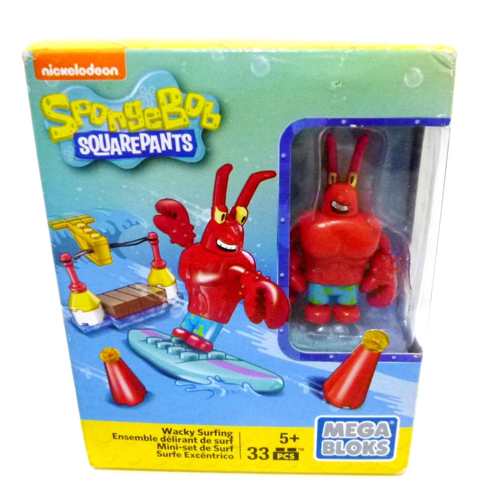 Mega Bloks Spongebob Squarepants Megabloks Wacky Surfing Original