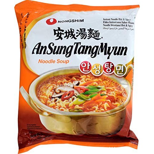 

AnSungTangMyun Mie Instan Ramen Kuah Panas dan Pedas Gurih Korea Hot & Spicy Nongshim Instant Korean