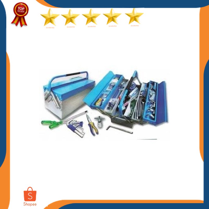 Berkualitas heavy duty tool box TENKA susun 3 -  kotak perkakas bahan plat tebal heavy duty