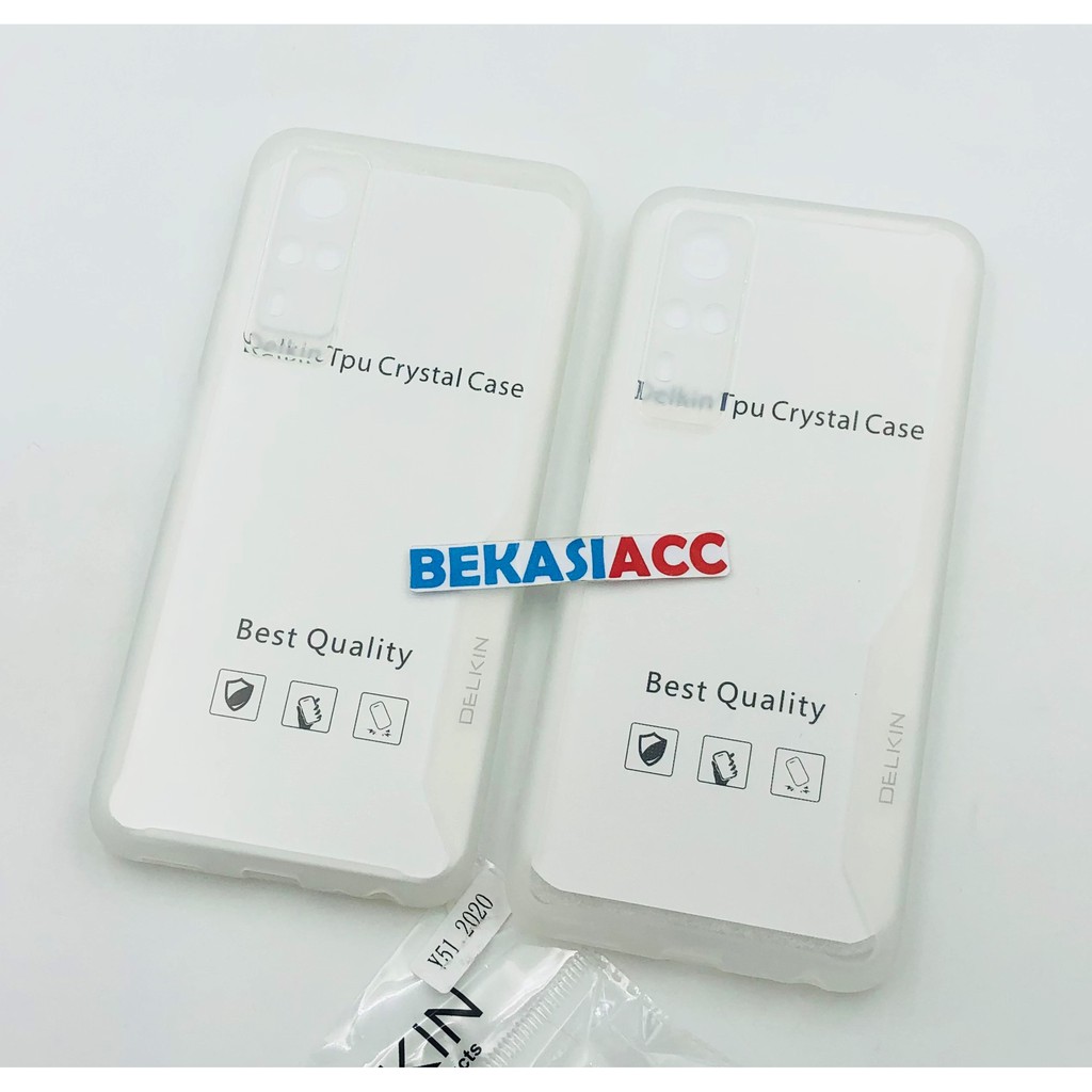 SILIKON VIVO Y51 2020 CRYSTAL CASE / SOFT CASE VIVO Y51 2020 CRYSTAL