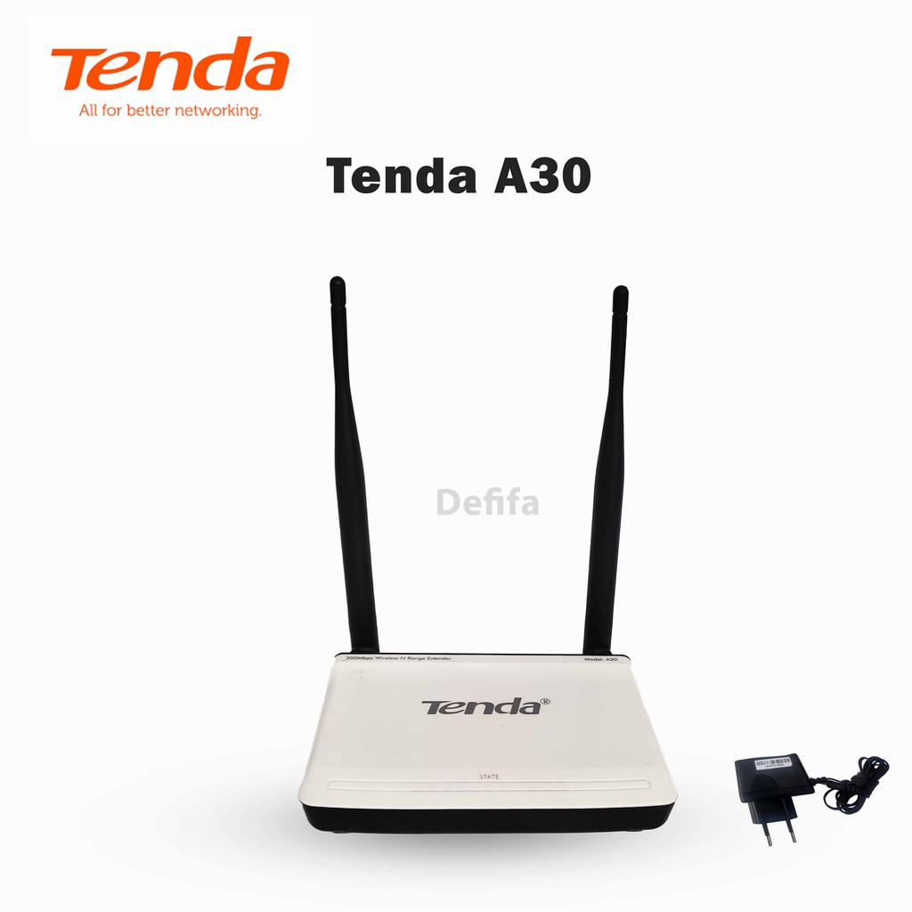 Router WIFI Wireless Tenda A30 N300 Repeater Extender Modem DSL