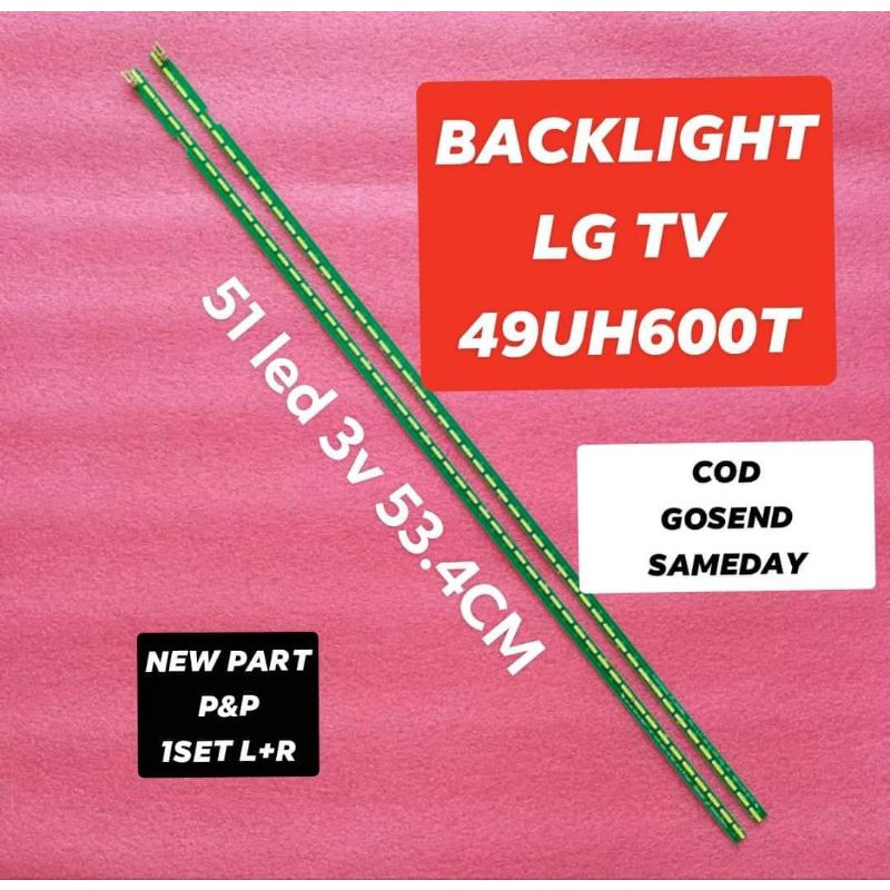 LAMPU LED BL BACKLIGHT TV LG 49UH600T 49UH600 49UH 51LED