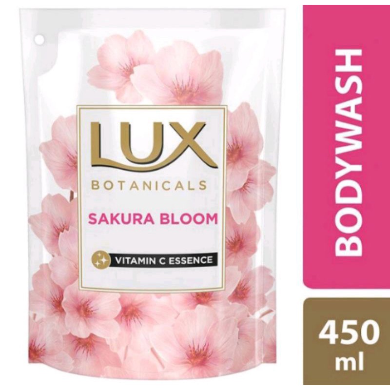 lux botanical sakura bloom sabun cair 450ml
