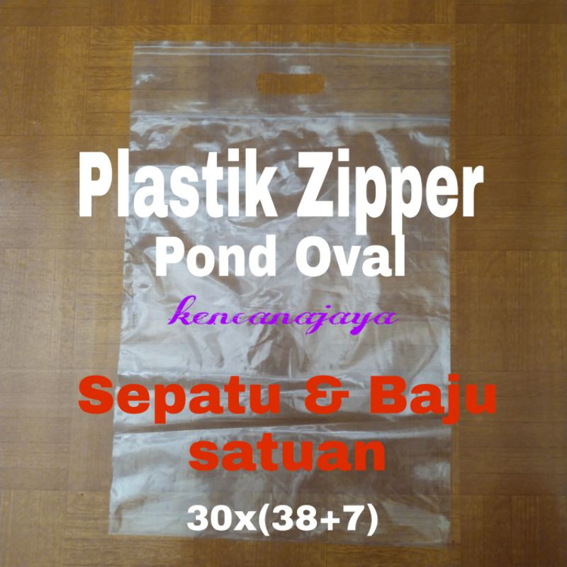 Plastik sepatu/ Plastik zip sepatu/Plastik zip baju