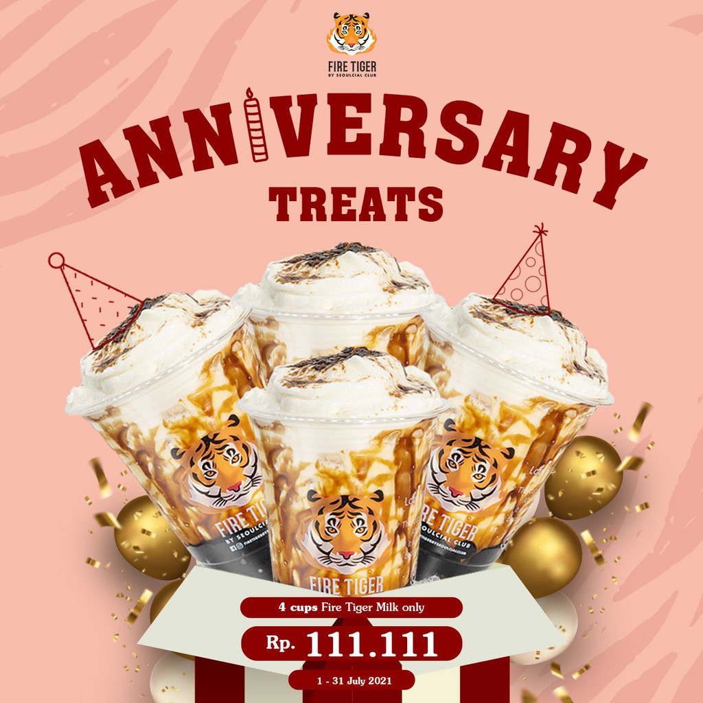 

Fire Tiger Anniversary Treats