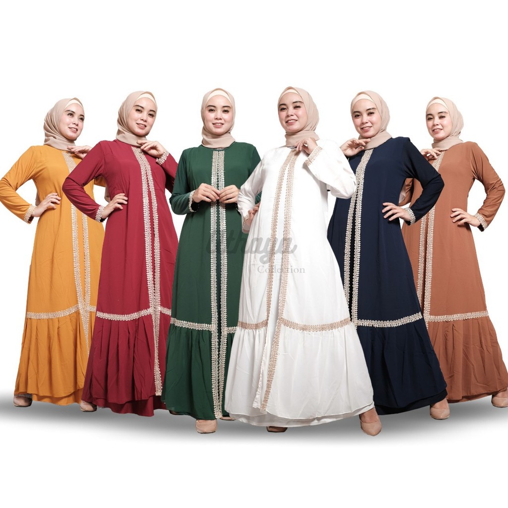 [TERBARU] ATHAYA Dress Gamis Muslimah Abaya Bilqis
