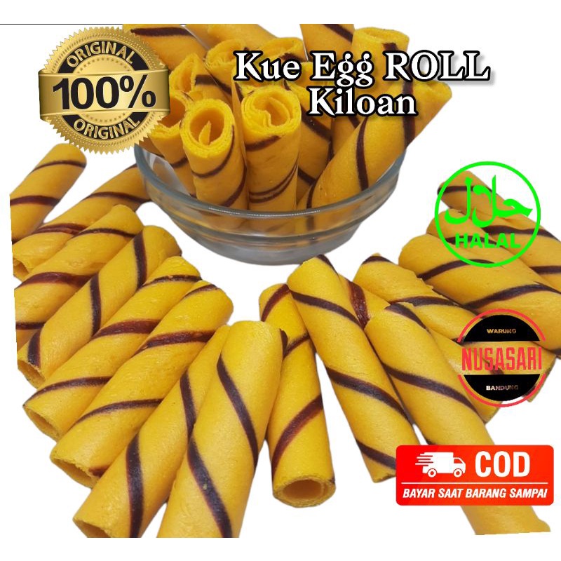 

Kue Kering Egg Roll Kiloan 1Kg