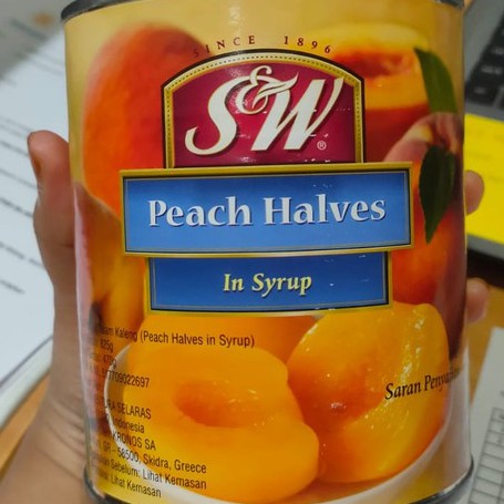 

SW Peach Halves / Buah Peach / Buah Kaleng