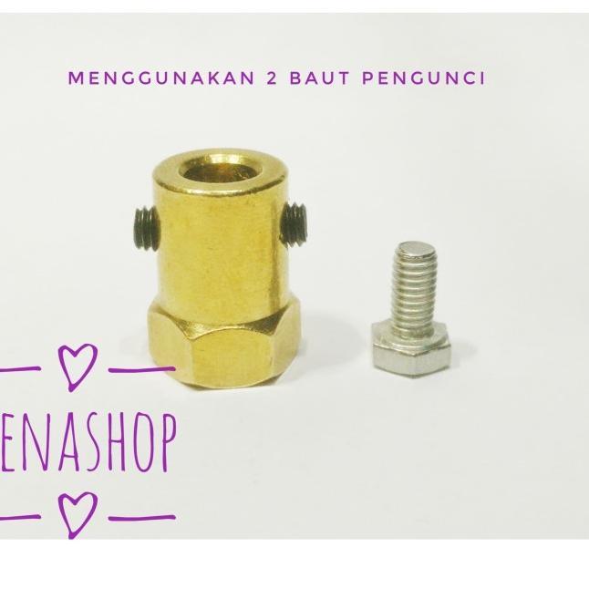 ♔ Hex adapter ban roda velg 1/10 5mm ke 12mm Metal RC WPL Mn d90 ✴