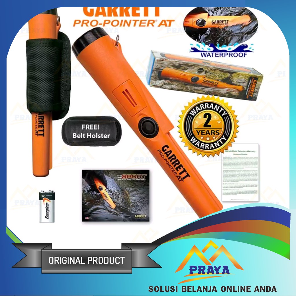 gold metal detector anti dalam air Garret Pro Pointer AT emas perak